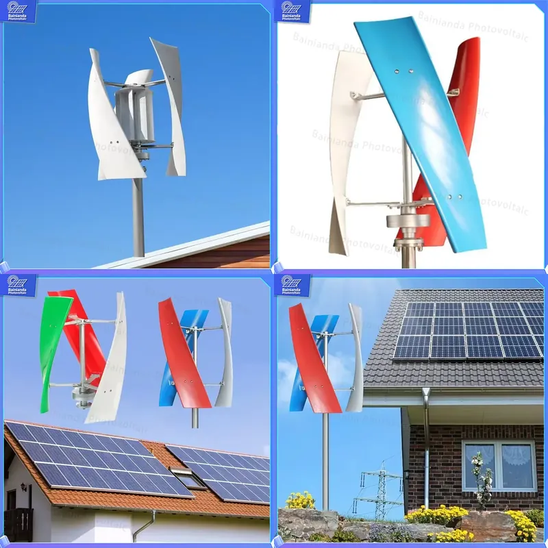Wind Solar Hybrid Kit - Generador Eólico Solar Híbrido de 5KW,