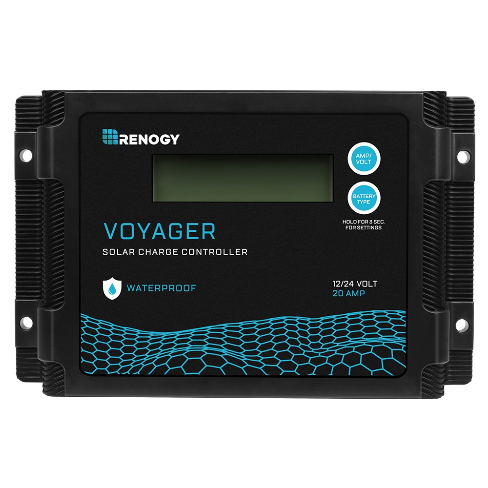 Renogy Controller Voyager - Renogy-controlador de carga Solar, dispositivo impermeable