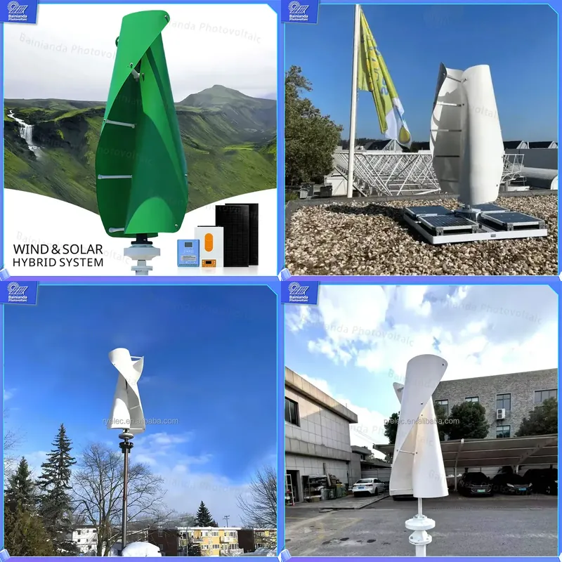 Wind Solar Hybrid Kit - Sistema Híbrido de Turbina Eólica y