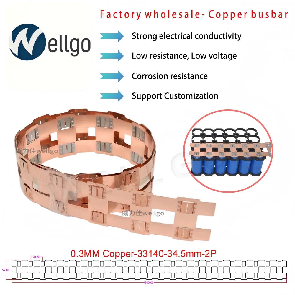 Bus Bar Copper - WELLGO 1PCS Suministro Inmediato de Conector