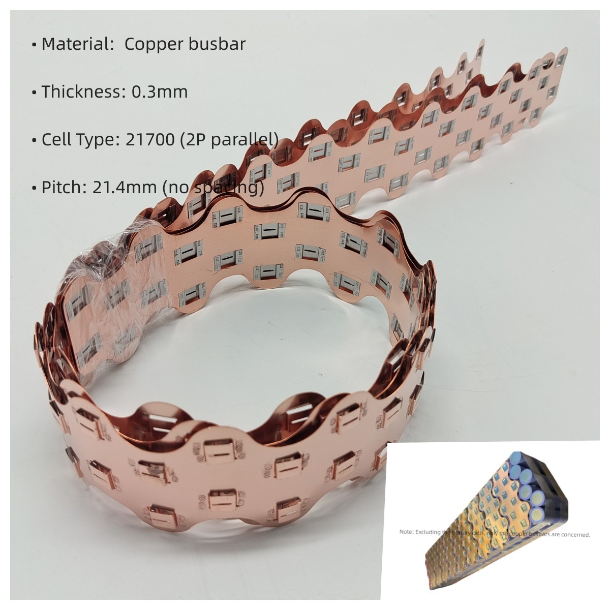 Bus Bar Copper - Barra de Cobre en Forma de