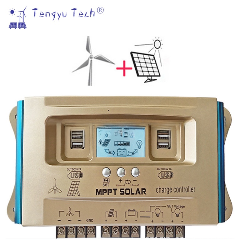 Wind Solar Hybrid Kit - Controlador de Carga Híbrido Solar y