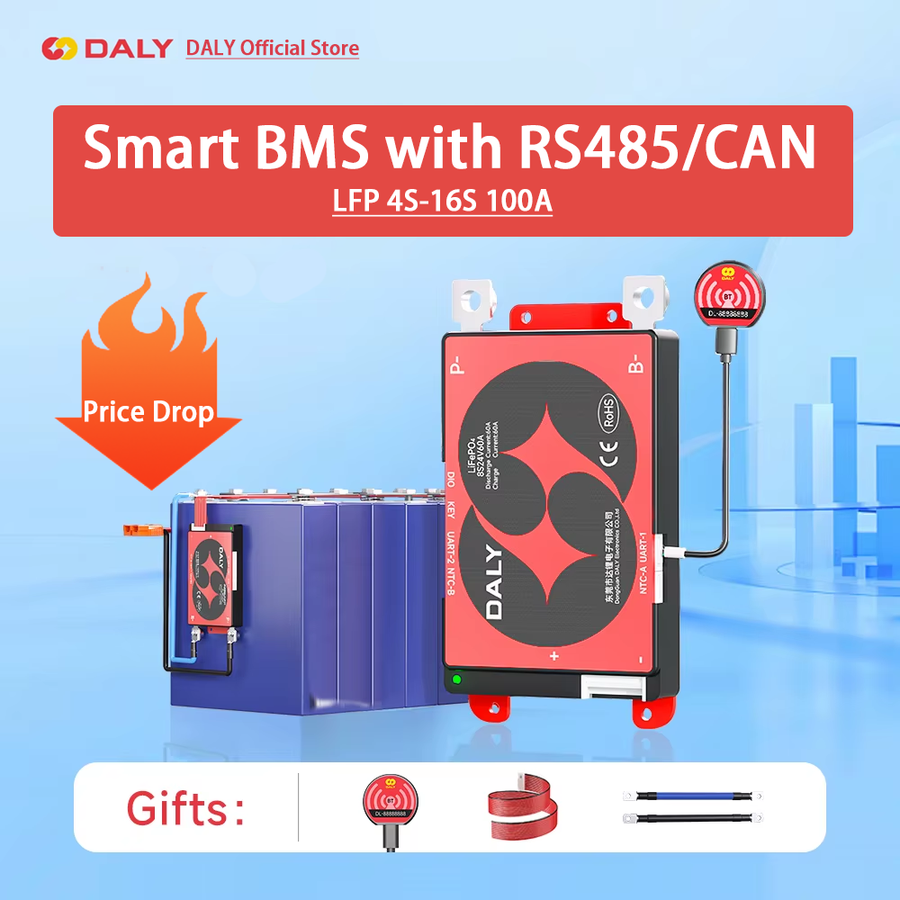 Daly Smart BMS 4S Lifepo4 12V  - Smart Bms reseña y precio