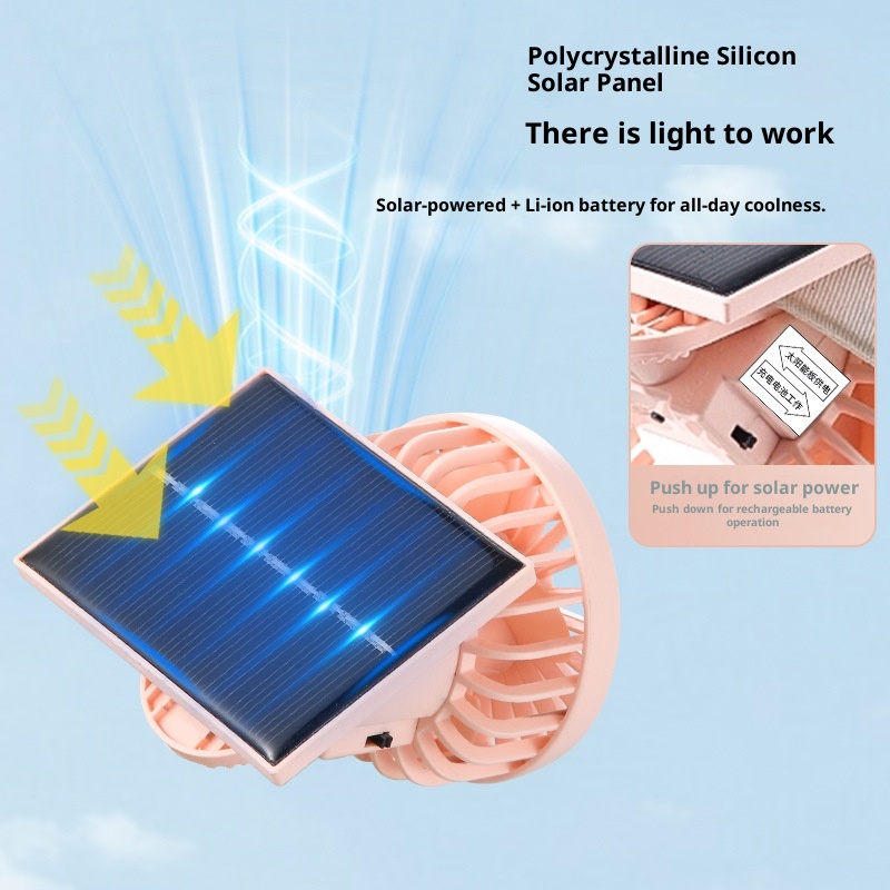 Ventilador con clip alimentado - Renewable Energy Fan reseña y precio