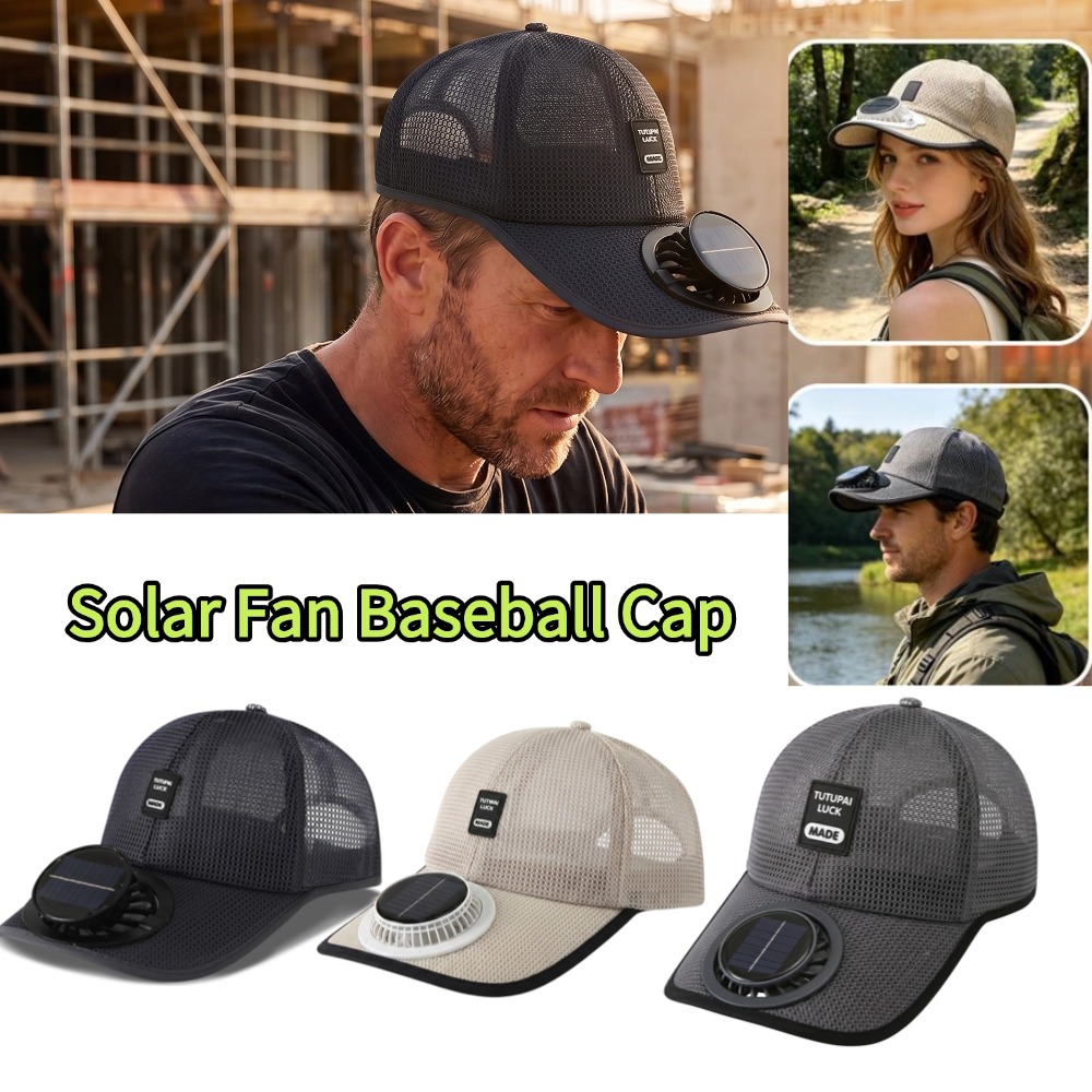 Gorra de Pesca Unisex con Vent - Renewable Energy Fan reseña y precio