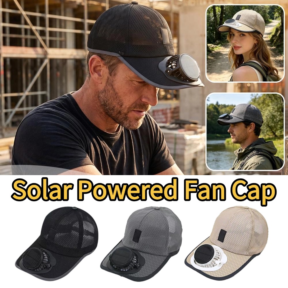 Gorra de Pesca Unisex con Vent - Renewable Energy Fan reseña y precio