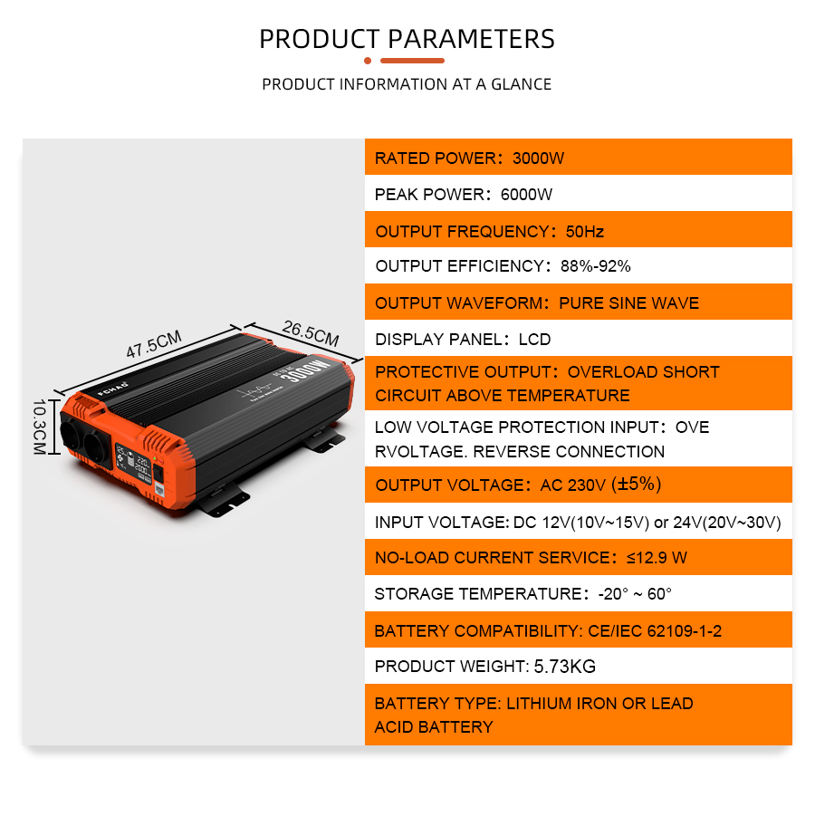Inversor de Onda Sinusoidal Pu - Pure Sine Wave Inverter reseña y precio