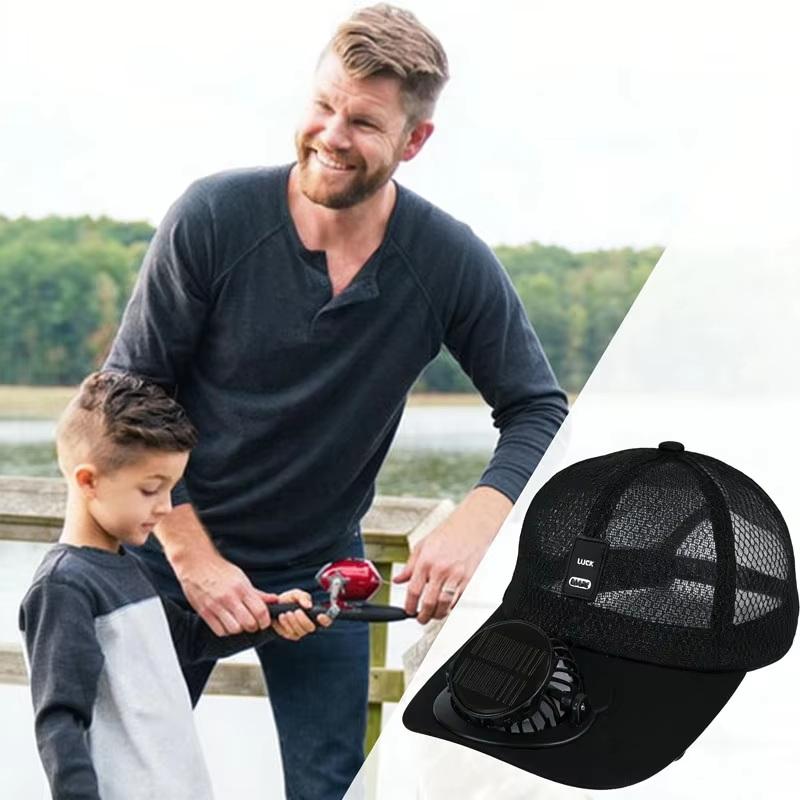 Gorra con ventilador alimentad - Renewable Energy Fan reseña y precio