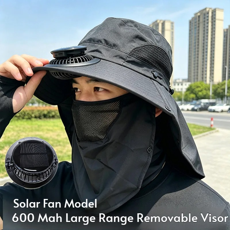 Nuevo Sombrero con Ventilador  - Renewable Energy Fan reseña y precio