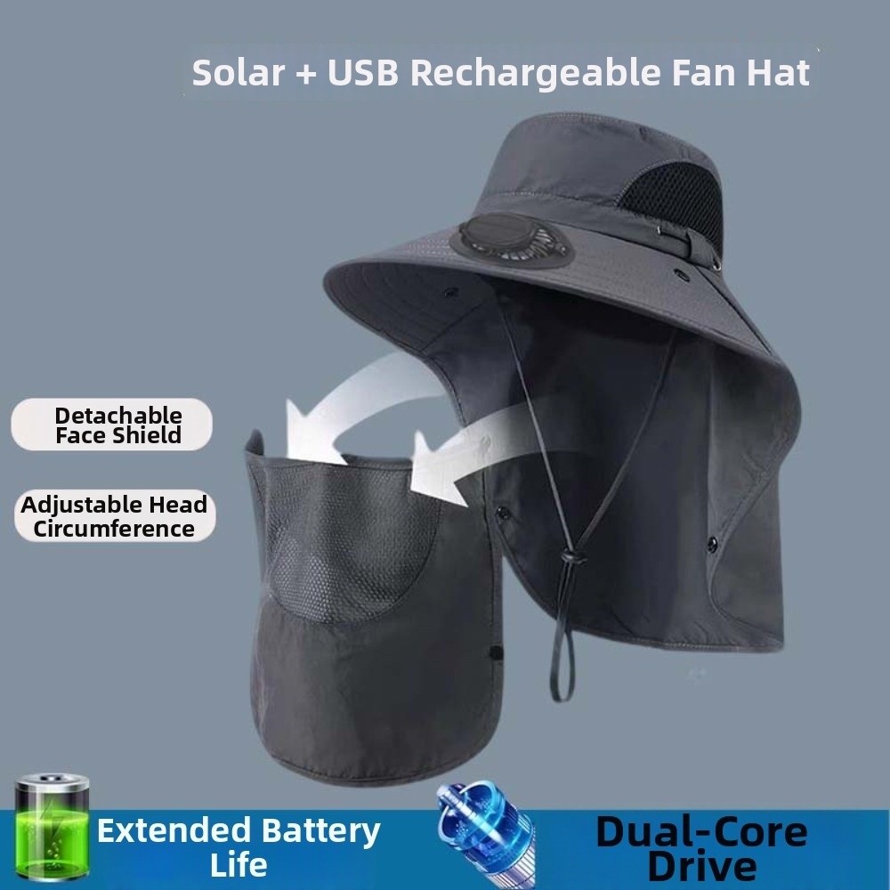 Nuevo Sombrero con Ventilador  - Renewable Energy Fan reseña y precio