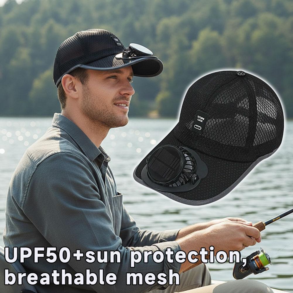 Sombrero con Ventilador Solar, - Renewable Energy Fan reseña y precio