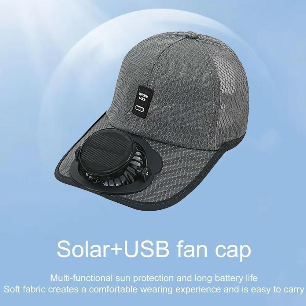Sombrero con Ventilador Solar, - Renewable Energy Fan reseña y precio