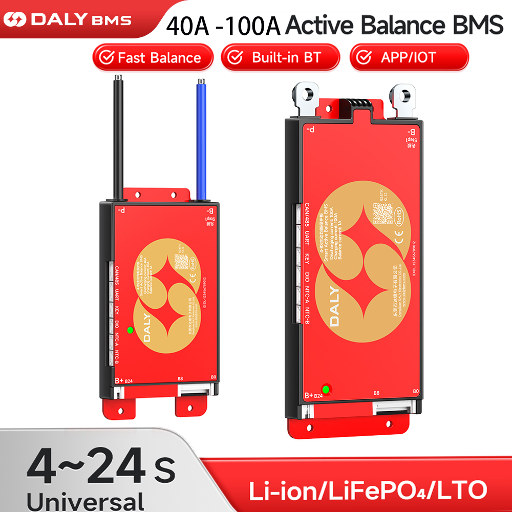 DALY 100 BMS inteligente 4S 8S - Smart Bms reseña y precio