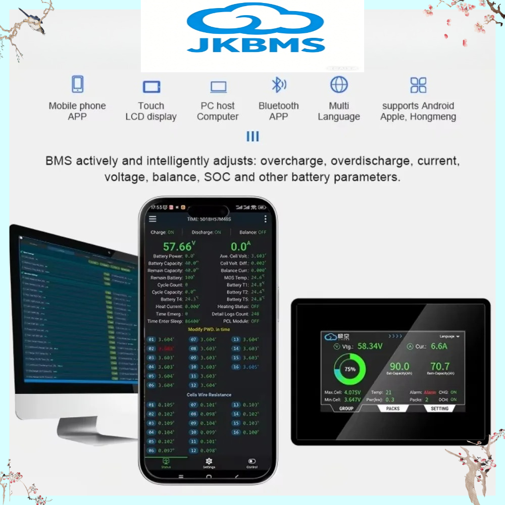 JIKONG V19 Inversor BMS 8S 16S - Smart Bms reseña y precio