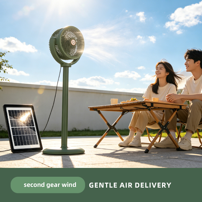 Ventilador de Pie con Turbina  - Renewable Energy Fan reseña y precio