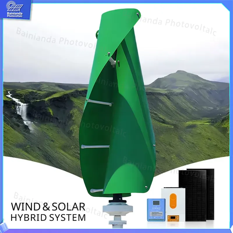 Sistema Híbrido de Turbina Eól - Wind Solar Hybrid Kit reseña y precio