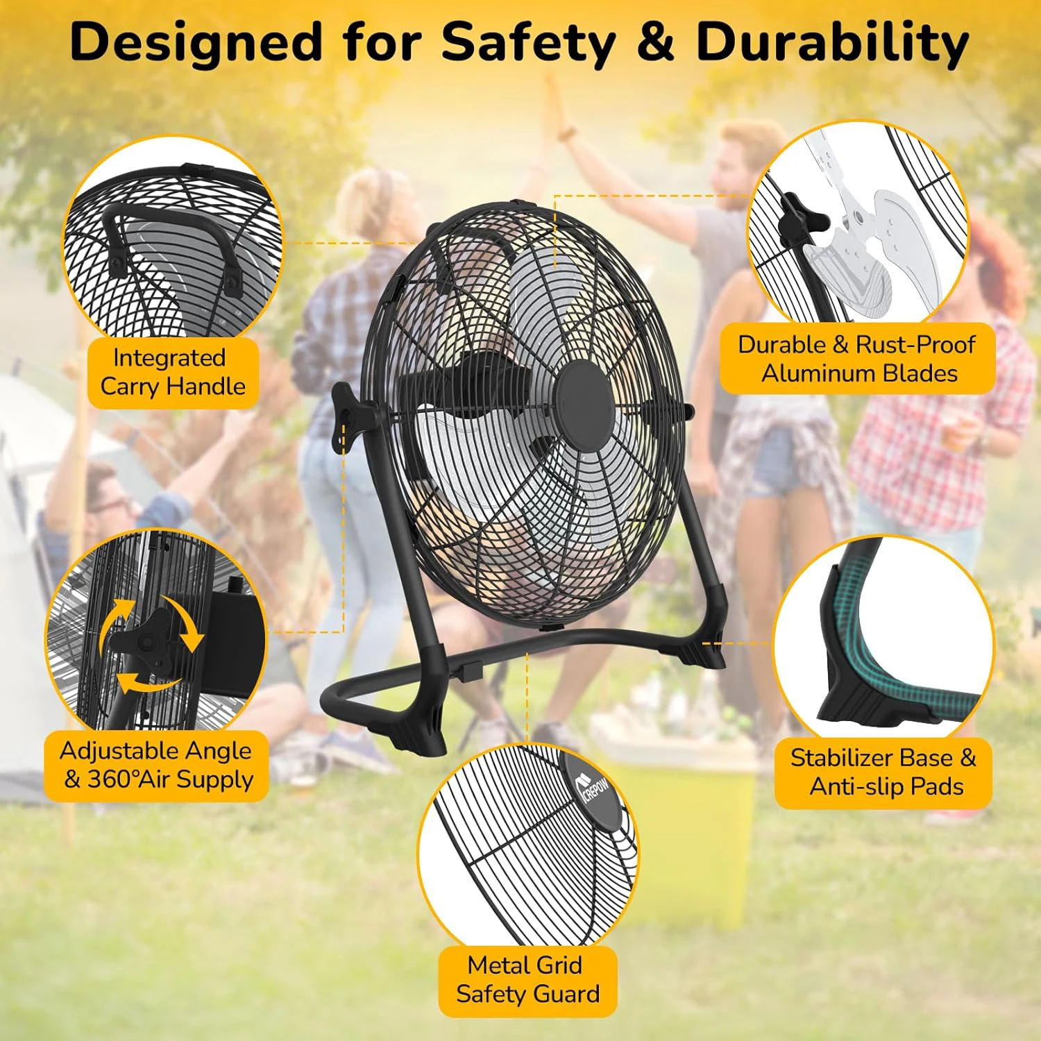 Ventilador de Piso Solar Portá - Renewable Energy Fan reseña y precio