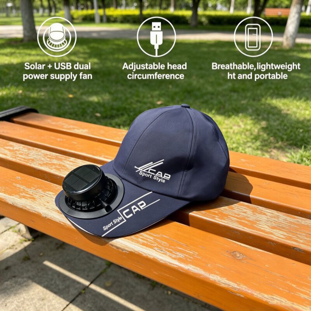Sombrero con Ventilador Solar  - Renewable Energy Fan reseña y precio